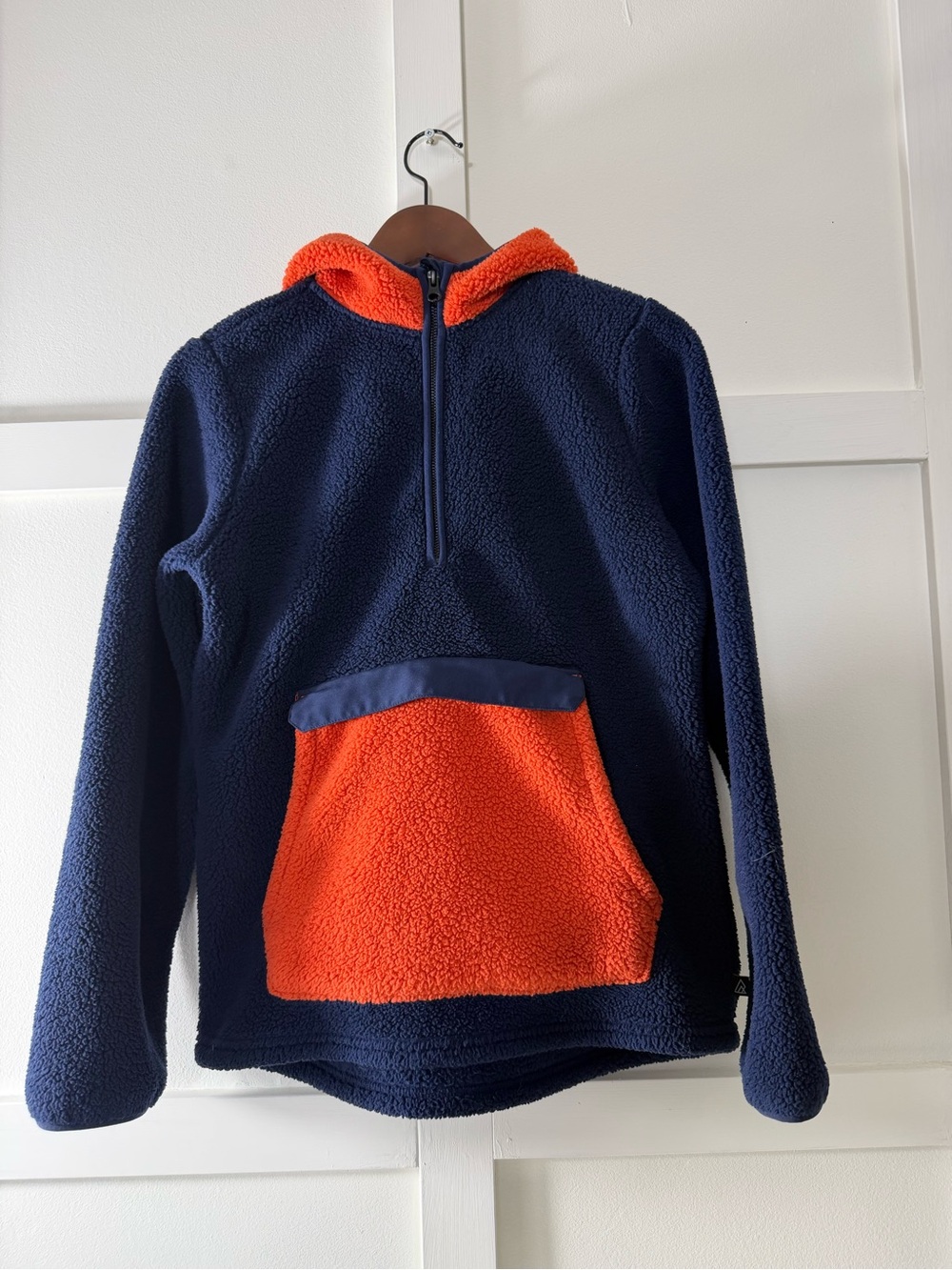 Rip Zone Navy and Orange Sherpa Fleece Hoodie